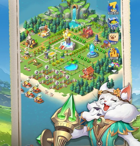 放置冒险手游《复苏的猫之大陆》带你穿越到神秘的盖亚大陆！——手游充值折扣平台