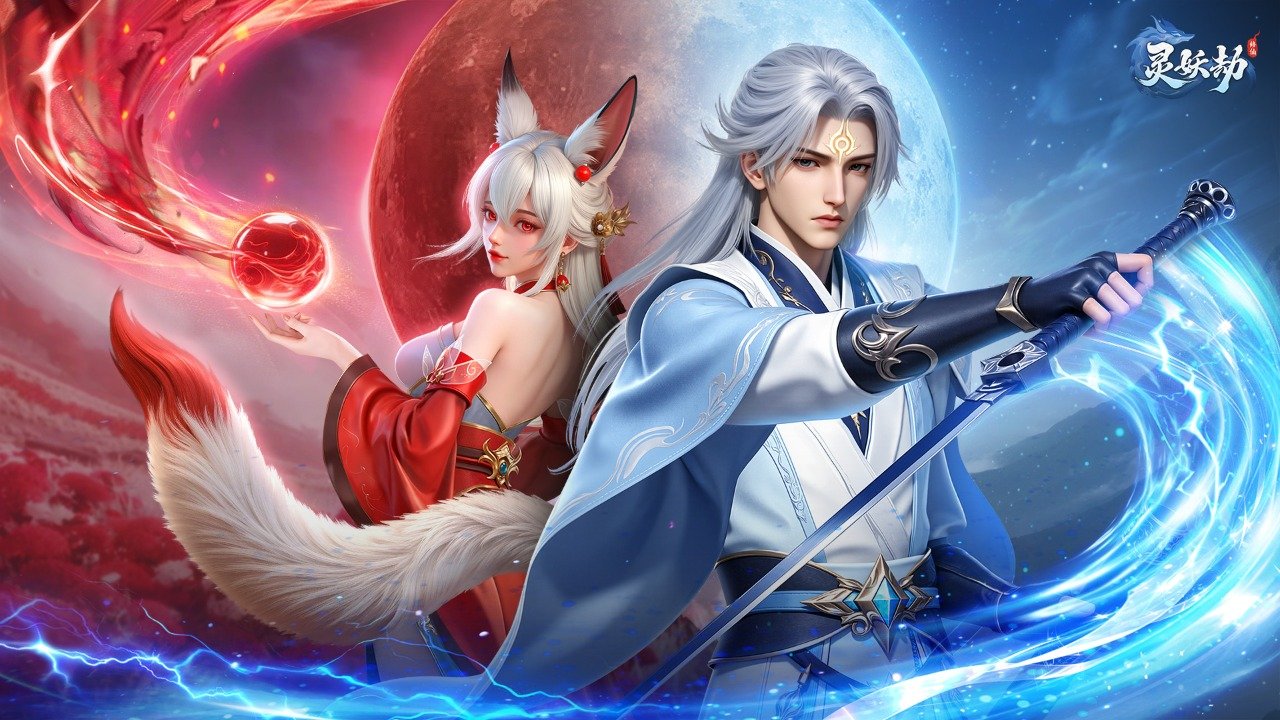 全新3D国风仙侠MMO手游《灵妖劫》上线啦！——超低手游折扣充值