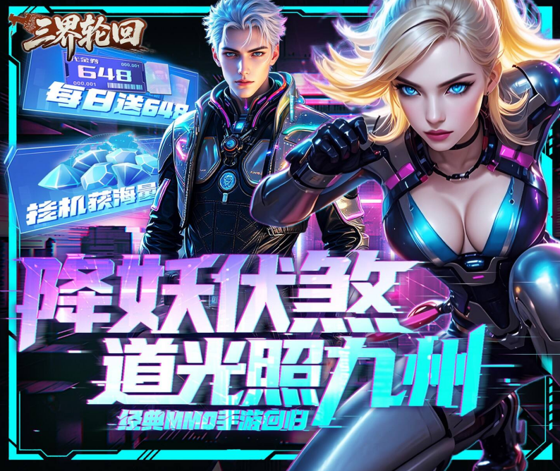 都市MMO动作手游《三界轮回（0.1折每日送648）》让你逆袭战火！——1 折手游平台有哪些