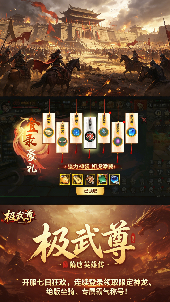 极武尊-隋唐英雄传（内置0.1折）