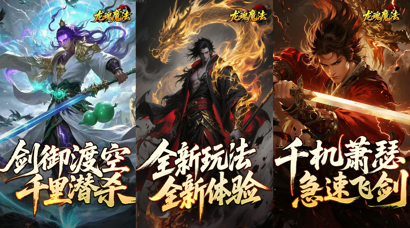 经典复古传奇手游《龙魂魔法（空裂速爆神器）》超多装备在线相送！——0.05折手游平台