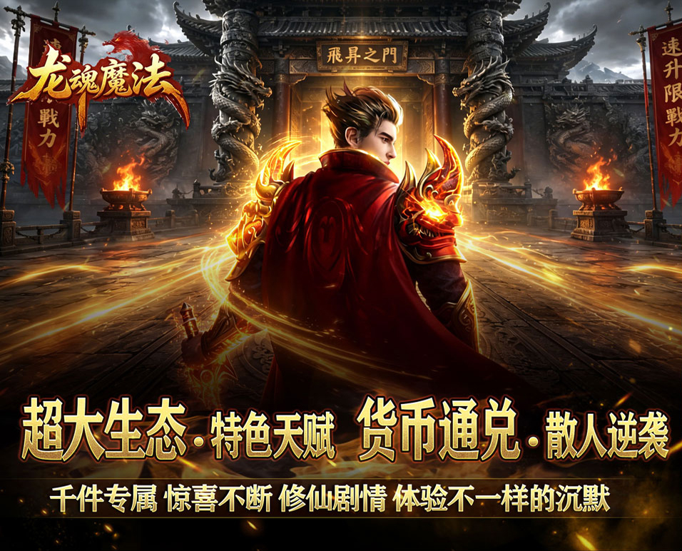即时制MMO 996传奇手游《龙魂魔法（天命沉默专属爆）》开启你的传奇霸业！——折扣手游平台
