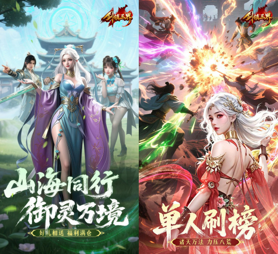 3D国风仙侠手游《剑镇三界H5》邀你开启不一样的仙界之旅！——手游充值折扣平台