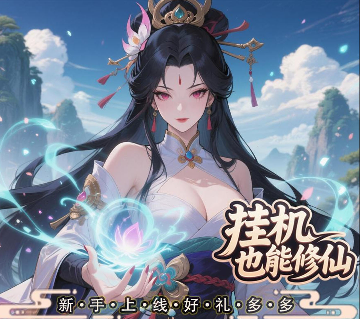 开箱子休闲仙侠手游《美人天下（0.1折躺平养仙姬）》全场福利永久0.1折！——1 折手游平台有哪些
